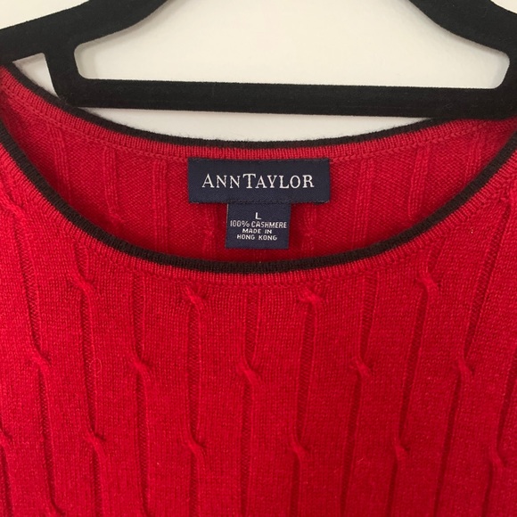 CableKnit Cashmere Sweater EUC - Picture 3 of 6